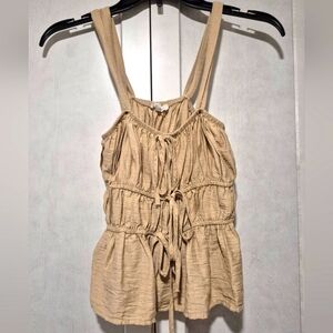 Women's Mine Tan Sleeveless Top